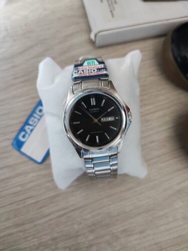 Reloj Casio MTP-1239D-1A Clásico Negro Analógico Acero photo review