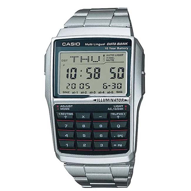 Las mejores ofertas en Relojes de pulsera con calculadora Casio Databank  Hombres