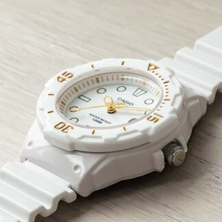 casio lrw-200h-7e2 blanco resina análogo