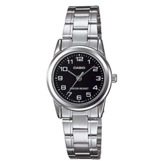 casio ltp-v001d-1b acero reloj mujer pulsera
