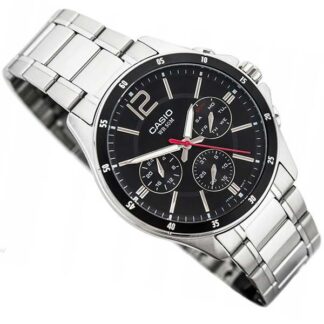 casio mtp-1374D-1a acero inoxidable fecha 50 m