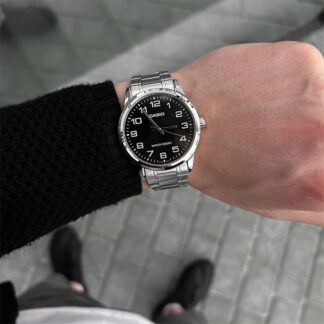 Reloj Casio mtp-v001d-1b acero analógico hombre casual
