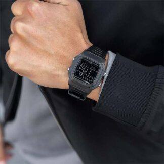 Casio w-800h-1b pantalla negativo juvenil negro económico
