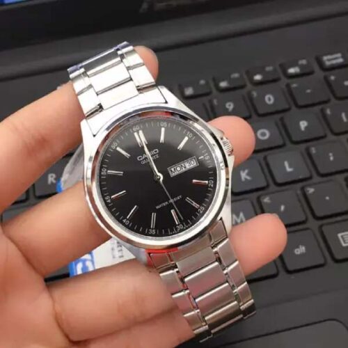 Reloj Casio MTP-1239D-1A Clásico Negro Analógico Acero photo review