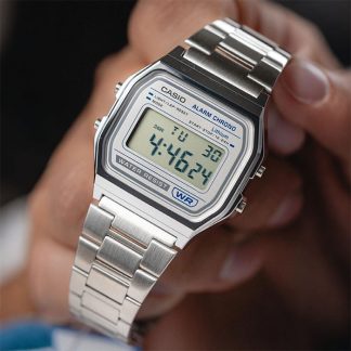 reloj Casio A158WEA-7 unisex vintage-digital