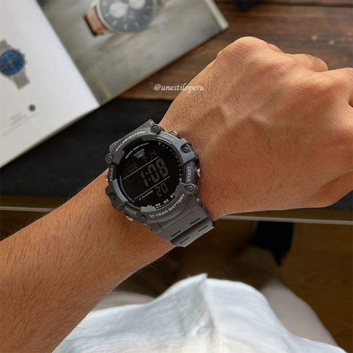reloj Casio AE-1500WH-8bv digital grande resina hombre negro