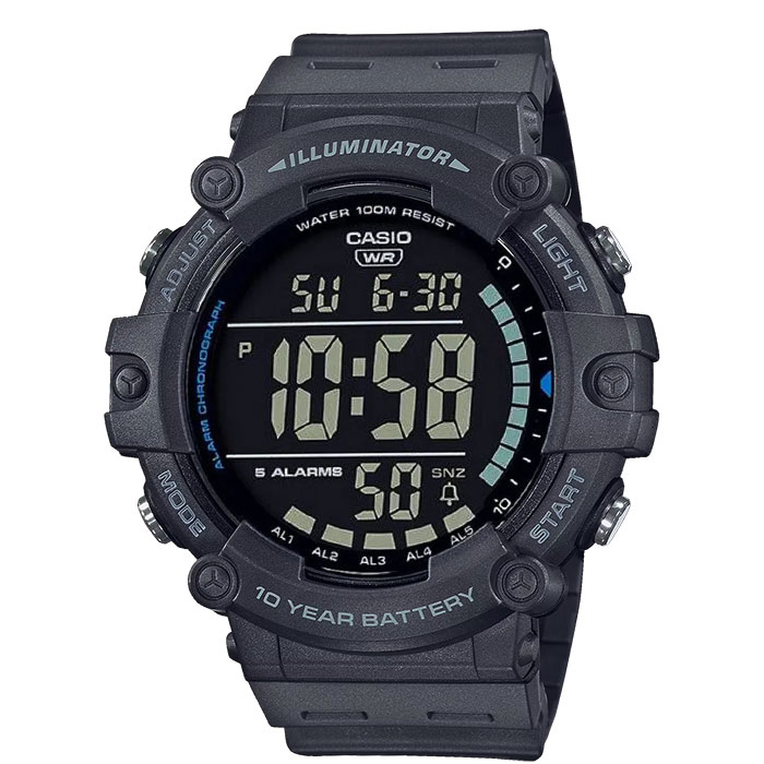 reloj Casio AE-1500WH-8bv negro deportivo resistente 100m luz