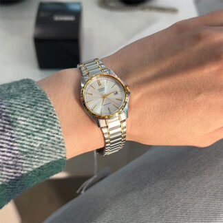 reloj casio LTP-1183G-7A elegante mujer fecha acero