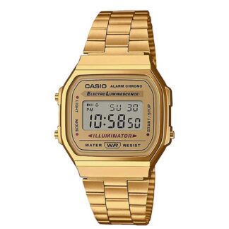 reloj casio a168wg-9w dorado vintage