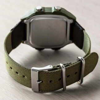 reloj casio ae-1200whb-3bv verde militar lona