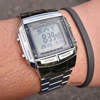 reloj Casio db-360-1a acero inoxidable databank retro