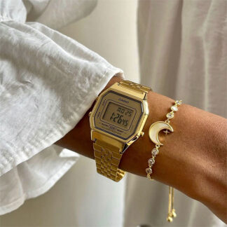reloj Casio la680wga-9 dorado vintage mujer iluminador