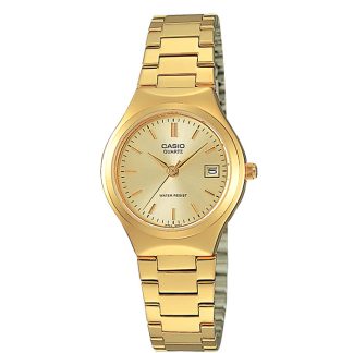 reloj Casio ltp-1170n-9a dorado elegante para mujer con indicador de fecha