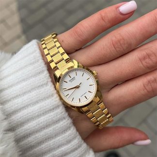 reloj Casio ltp-1274g-7a acero dorado elegante regalo