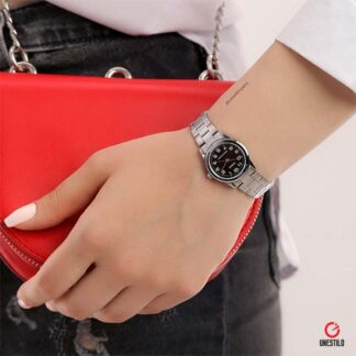 reloj casio ltp-v001d-1b pulsera acero mujer