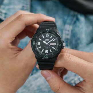 reloj Casio mrw-200h-1b2 hombre plástico fecha resina