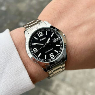 reloj Casio mtp-v004d-1b2 negro acero hombre casual elegante