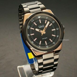 reloj hombre qq qz68 negro mate quarzo