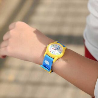 reloj niño qq vr99j003y nubes azul infante acuatico peru