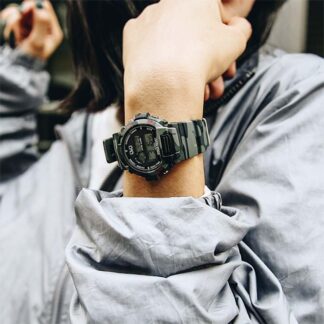 reloj qq m153j009y gris verde camuflaje