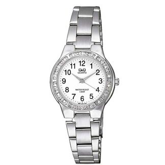 Reloj Q&Q Q691J204Y casual plateado dama