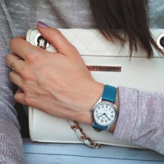 reloj qq qz09j344y cuero turqueza enfermera qz09 lima peru